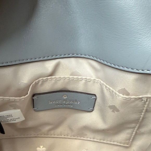 NWOT Kate Spade Baby Blue Natalia Small Flap Smooth Quilted Crossbody - Picture 11 of 11